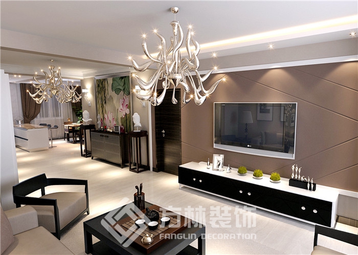 碧桂園銀河城113平現(xiàn)代簡約效果圖