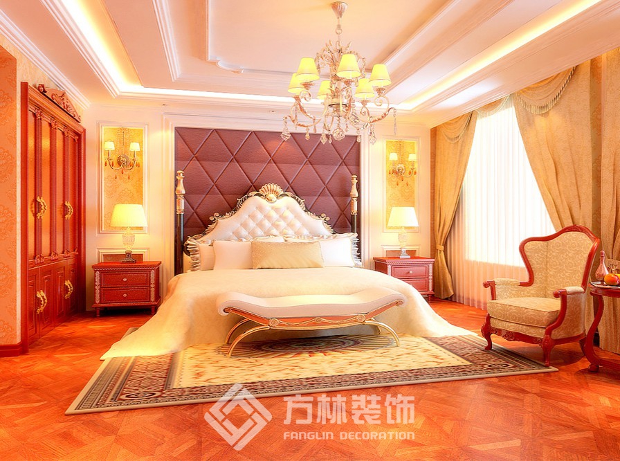 世茂五里河193平歐式風格裝修效果圖