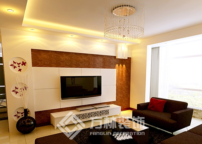 首創(chuàng)國際城108平歐式風(fēng)格裝修效果圖