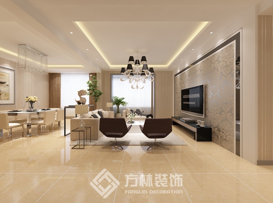 金地鉑銳154平現(xiàn)代簡(jiǎn)約風(fēng)格效果圖