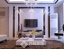 宏發(fā)英樹公館89平簡歐風格裝修效果圖