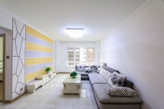 越秀星匯藍(lán)海91平現(xiàn)代簡(jiǎn)約風(fēng)格裝修實(shí)景