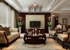 金地名京200平美式風(fēng)格裝修效果圖
