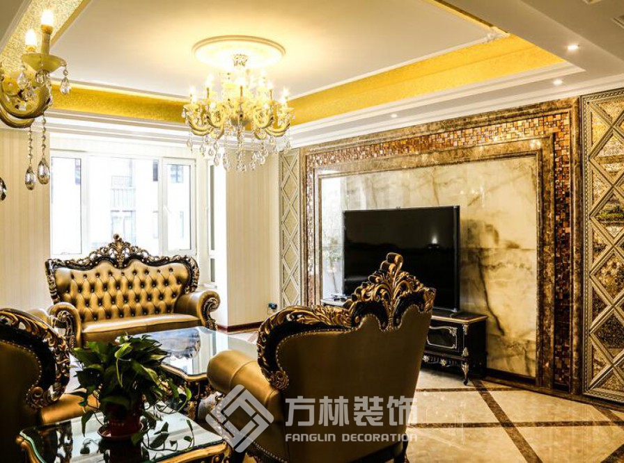 金地名京裝修實(shí)景案例-方林裝飾