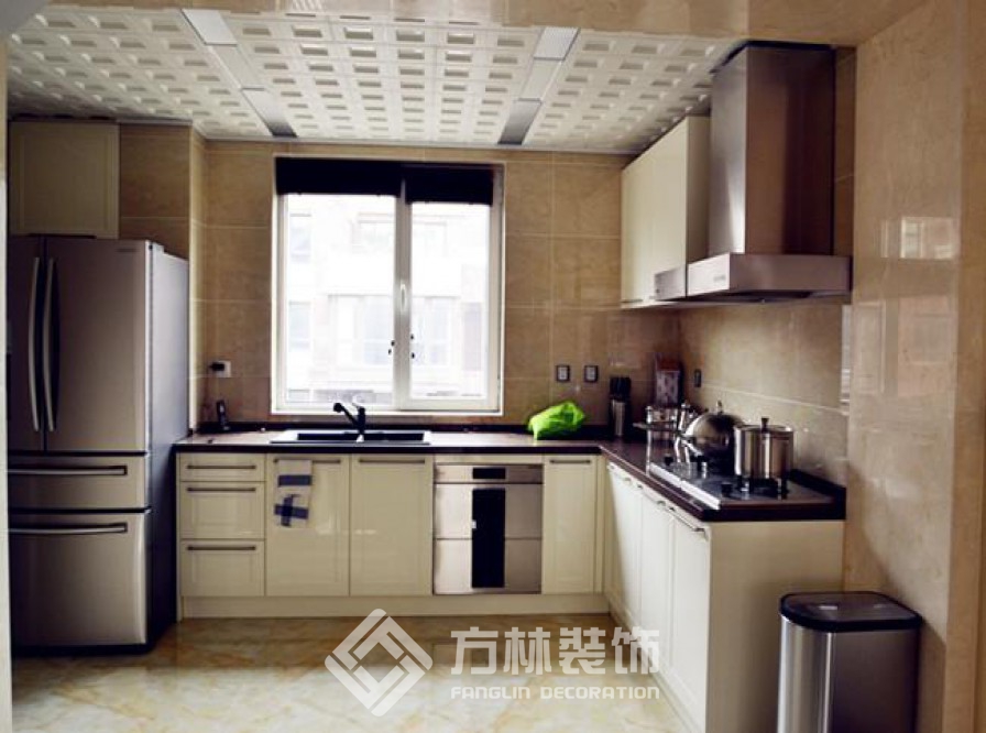 華潤橡樹灣裝修實景案例-方林裝飾