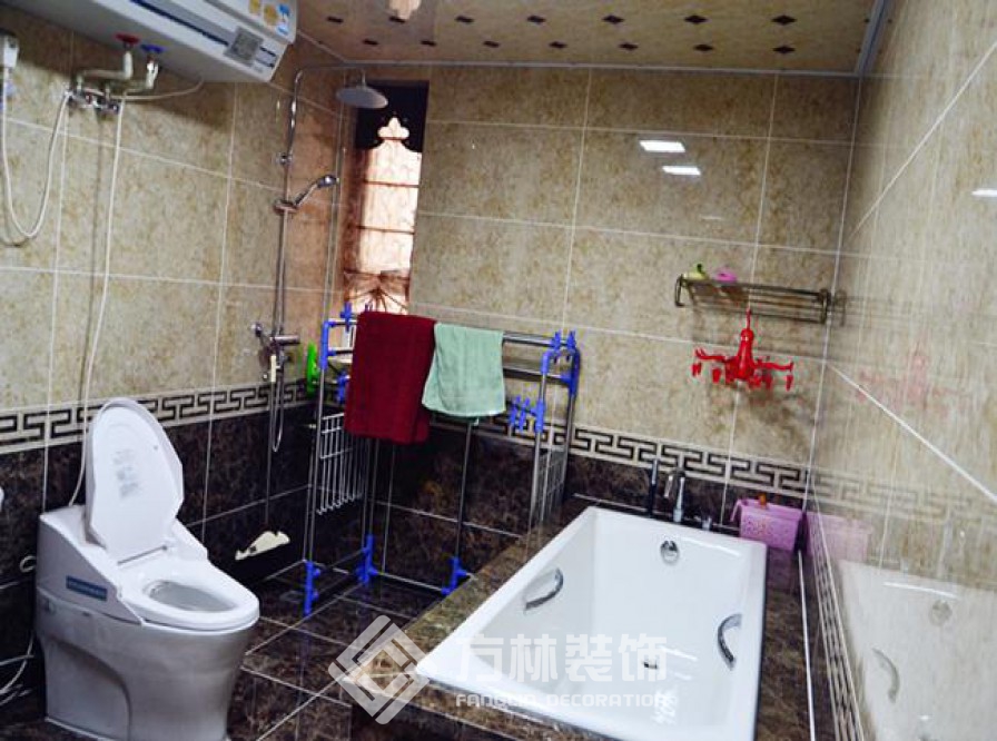 華潤橡樹灣裝修實景案例-方林裝飾