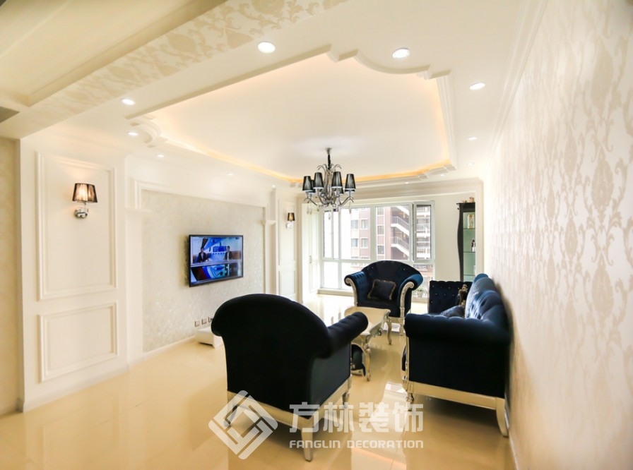 鑫豐雍景豪城裝修實(shí)景案例-方林裝飾