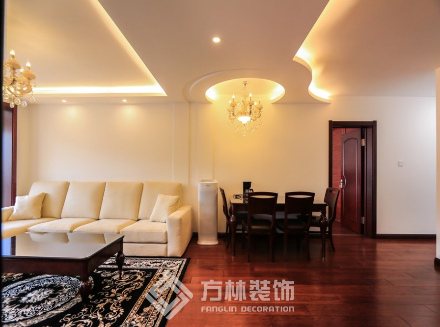 華潤橡樹灣裝修實景案例-方林裝飾