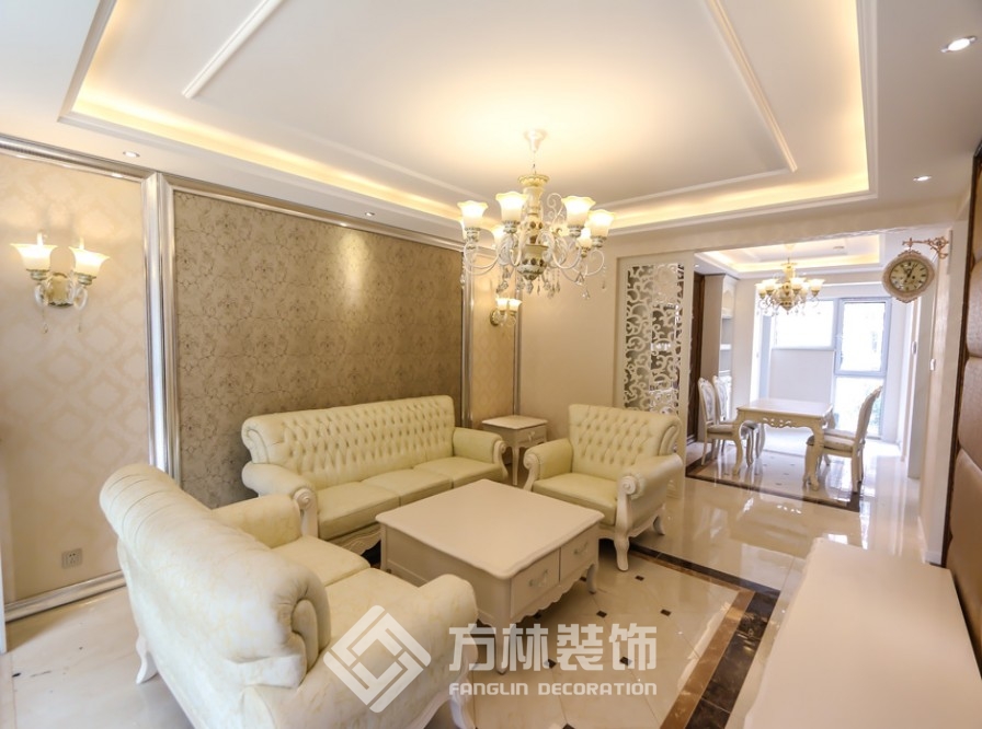 五彩陽光城裝修實景案例-方林裝飾