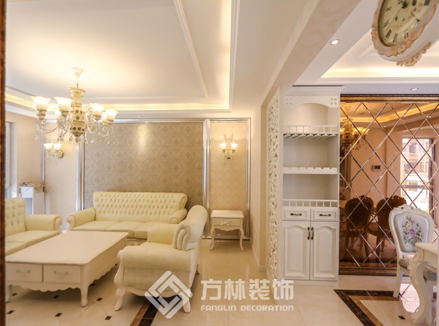 五彩陽光城裝修實景案例-方林裝飾