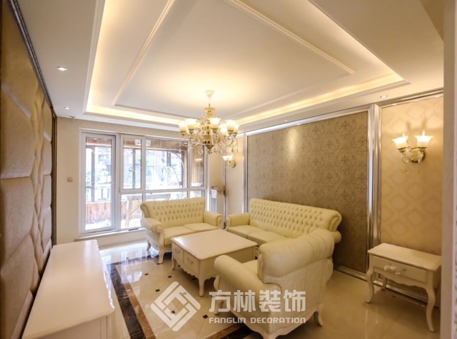 五彩陽光城裝修實景案例-方林裝飾