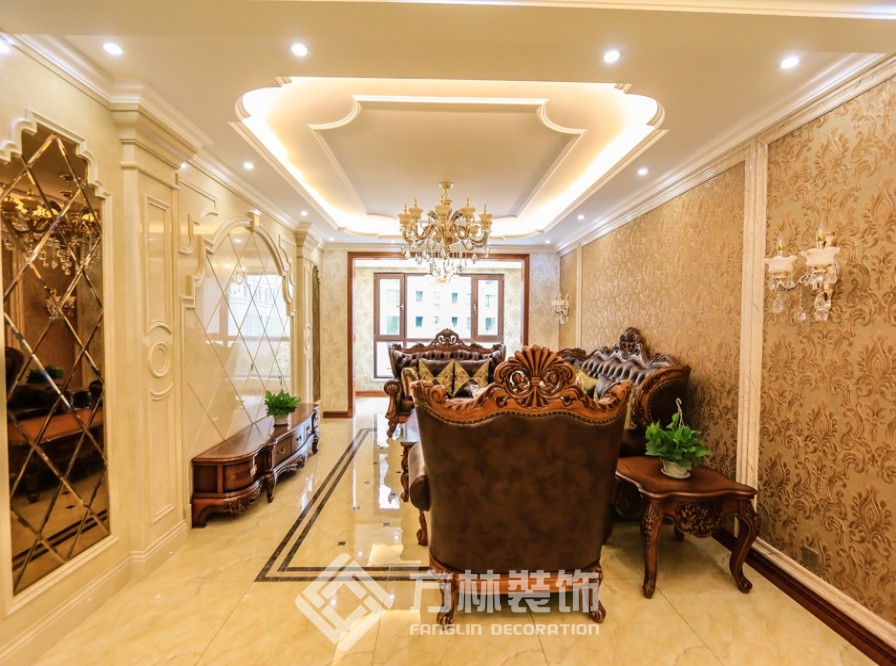 新湖御河園實(shí)景案例-方林裝飾