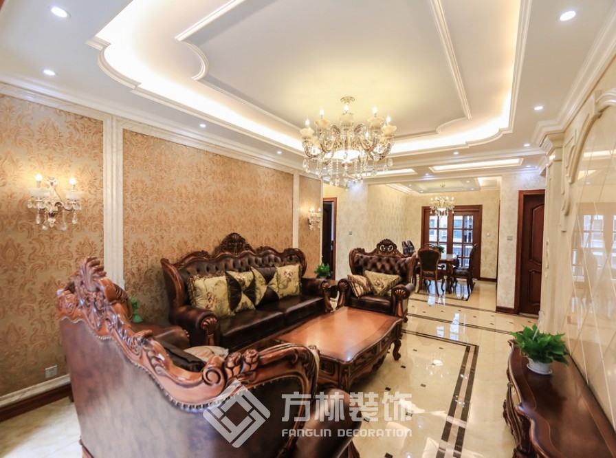 新湖御河園實(shí)景案例-方林裝飾