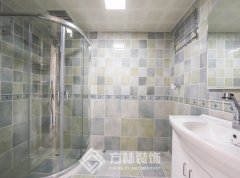 新湖明珠城126平地中海風格裝修實景案例