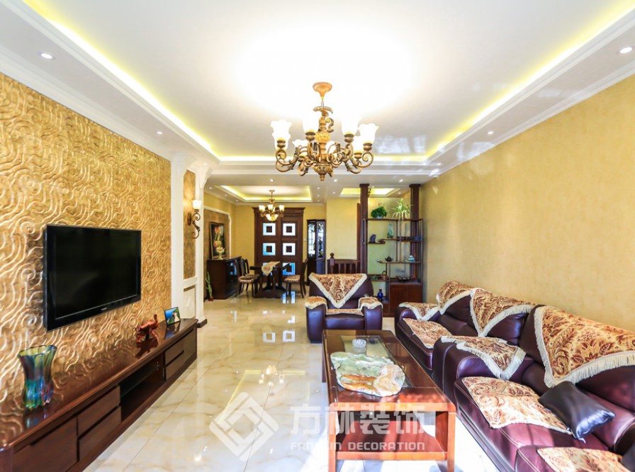 華瑞橡樹灣裝修實(shí)景案例-方林裝飾