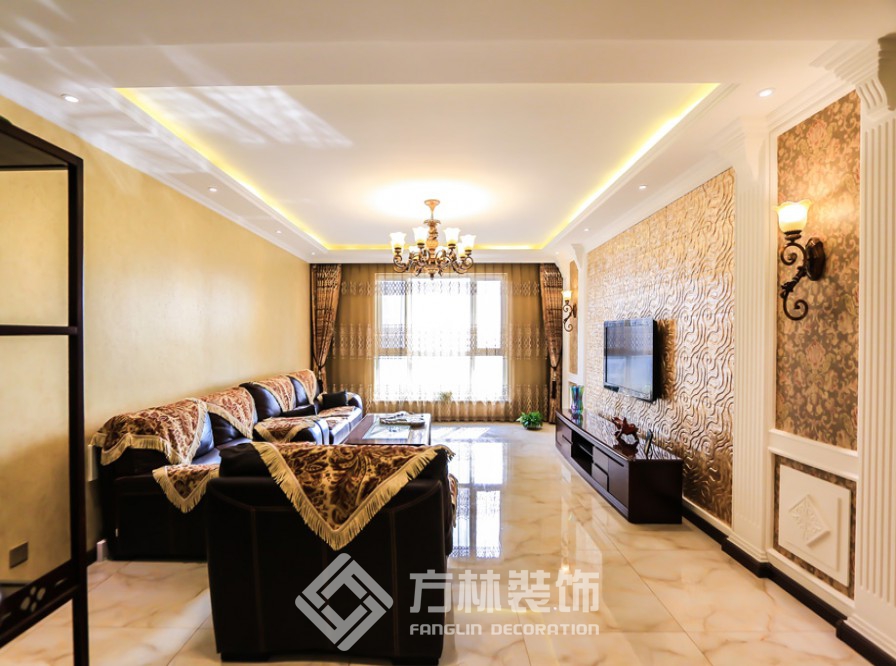 華瑞橡樹灣裝修實(shí)景案例-方林裝飾