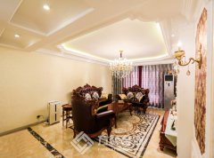 華潤橡樹灣175平歐式風(fēng)格裝修實(shí)景案例