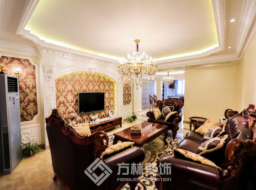 華潤橡樹灣裝修實景案例-方林裝飾