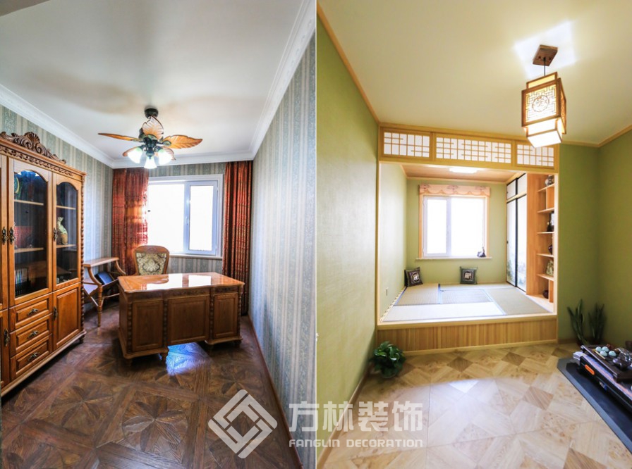 華潤橡樹灣裝修實景案例-方林裝飾