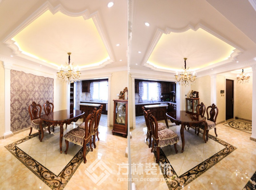 華潤橡樹灣裝修實景案例-方林裝飾