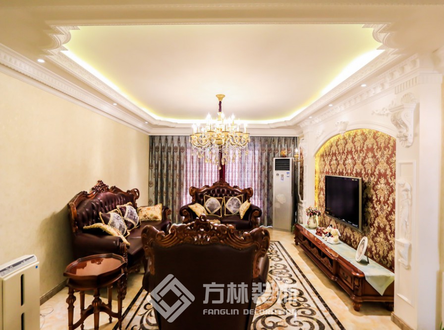 華潤橡樹灣裝修實景案例-方林裝飾