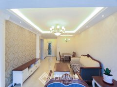 保利心語98平歐式風(fēng)格裝修實(shí)景案例