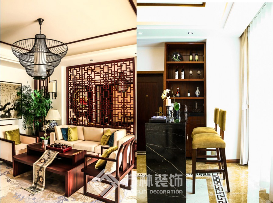 中海央墅裝修實(shí)景案例-方林裝飾