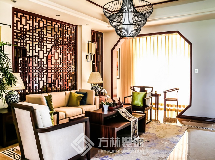 中海央墅裝修實(shí)景案例-方林裝飾