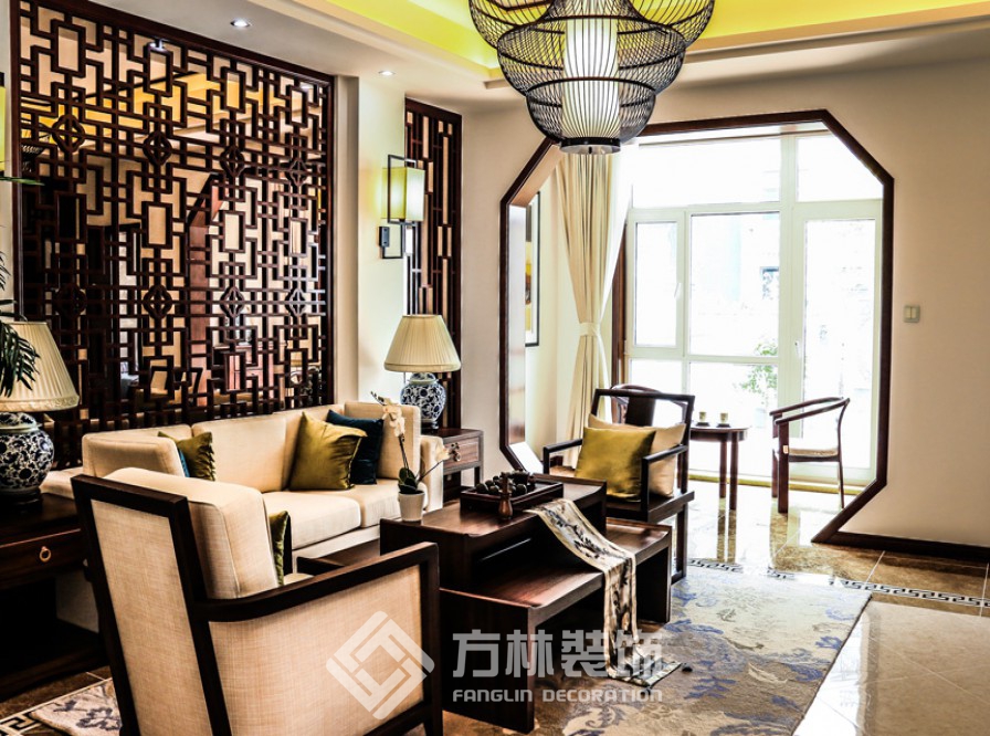 中海央墅裝修實(shí)景案例-方林裝飾