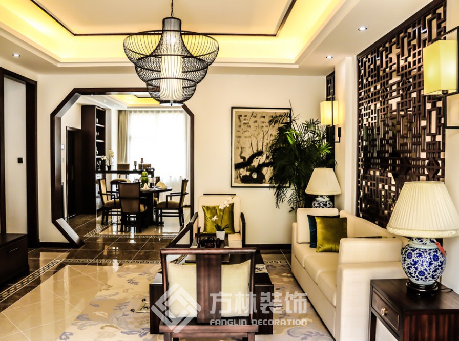 中海央墅裝修實(shí)景案例-方林裝飾