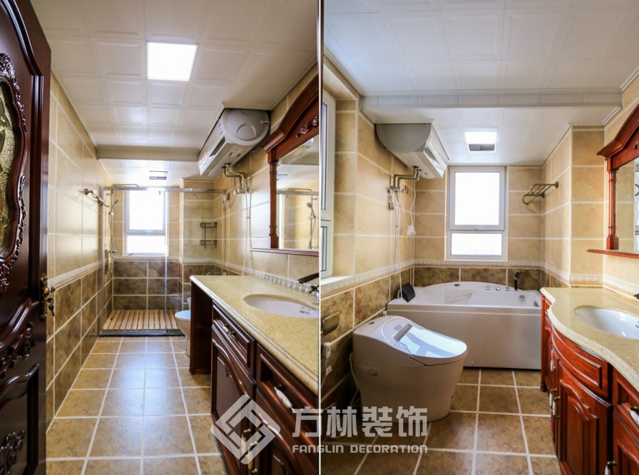 華潤橡樹灣裝修實(shí)景案例-方林裝飾