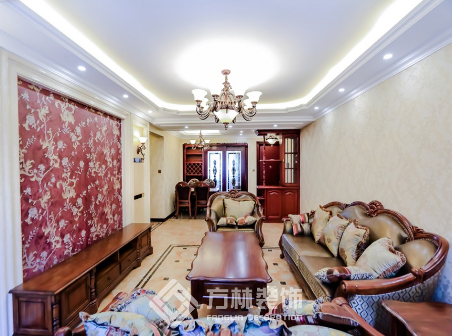 華潤橡樹灣裝修實(shí)景案例-方林裝飾