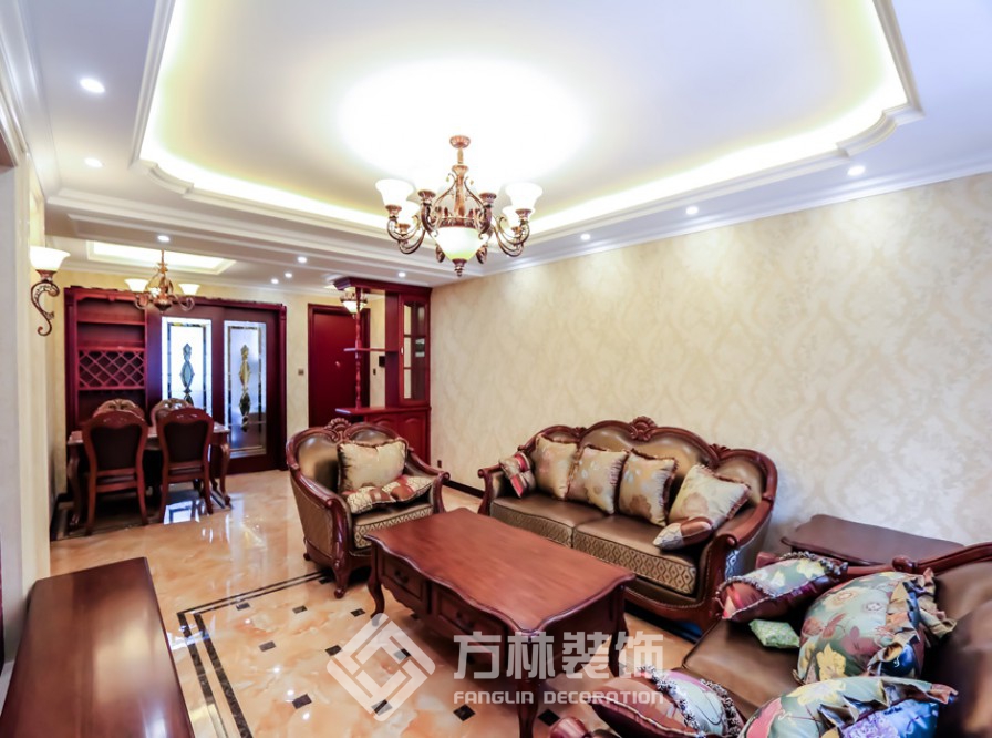 華潤橡樹灣裝修實(shí)景案例-方林裝飾