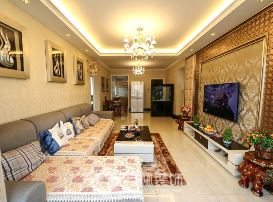 依云首府裝修實(shí)景案例-方林裝飾