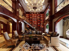 萬科惠斯勒小鎮(zhèn)550平歐式風格裝修效果圖