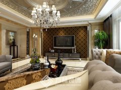 奉天九里269平歐式風格裝修效果圖