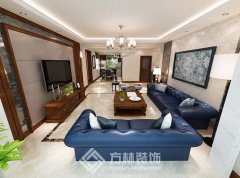 依云首府135平歐式風(fēng)格裝修效果圖