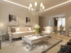 保利達(dá)江灣城135平歐式風(fēng)格裝修效果圖