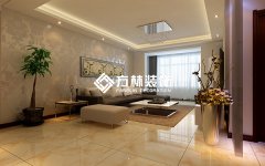 沈陽保利香檳國際124平戶型現(xiàn)代風(fēng)格裝修案例效果