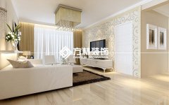 沈陽沈鐵田園牧歌裝修效果圖-124平戶型-方林裝