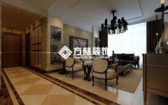 沈陽(yáng)保利康橋150平戶型歐式風(fēng)格裝修效果圖