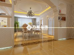 奧園國(guó)際城歐式192平裝修效果圖