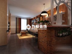 沈陽金地檀悅86平loft風(fēng)格裝修效果圖