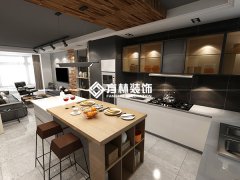 五礦弘園98平工業(yè)風(fēng)裝修效果圖