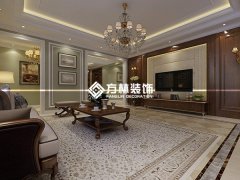 碧桂園太陽城美式450平別墅裝修效果圖