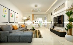 五彩陽光城130平裝修效果圖