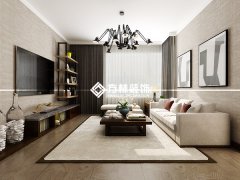 華潤紫云府現(xiàn)代簡約97平整裝