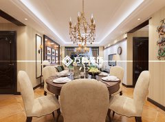 萬科紫臺140平美式三室