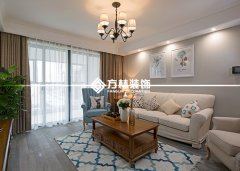 金地檀府美式實景裝修圖