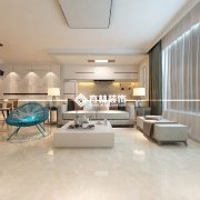 沈鐵家園110平現(xiàn)代效果圖